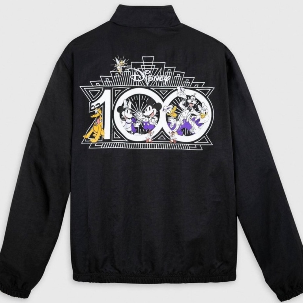 Disney 100 years of wonder unisex windbreaker bomber jacket
